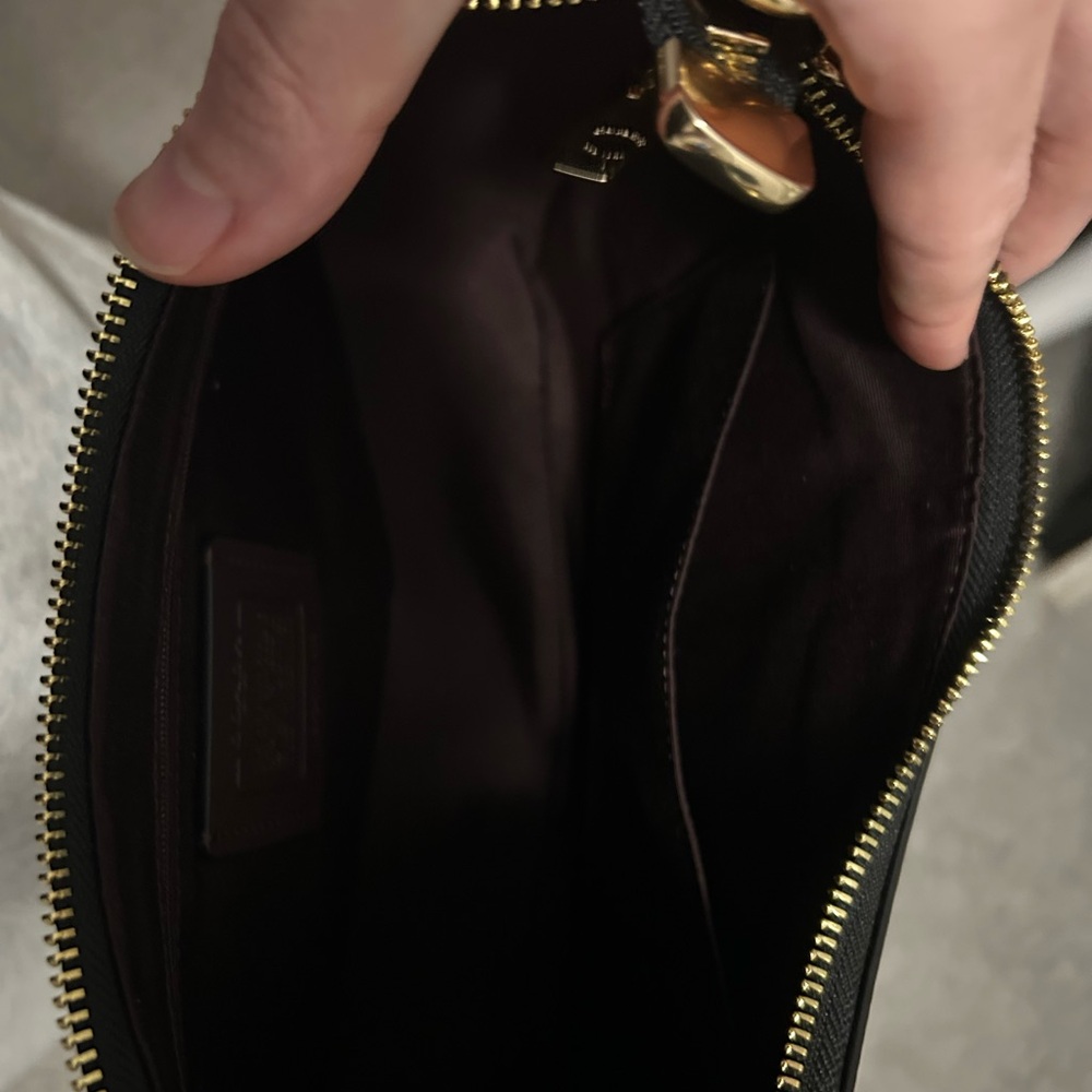 Coach Teri Hobo Bag with Gold Accents - Picture 10 of 12